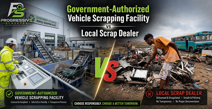 Government-Authorized Vehicle Scrapping Facility vs Local Scrap Dealer