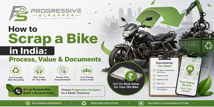 How to scrap a bike in India through an authorized vehicle scrapping facility